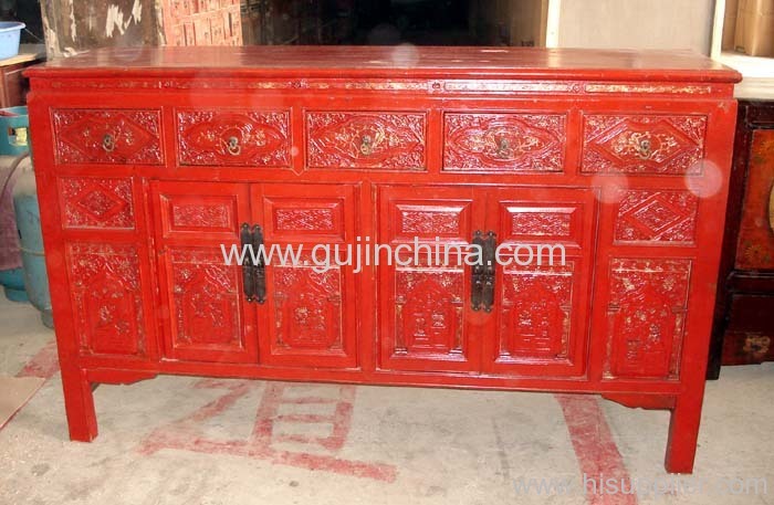 China old carving cabinet