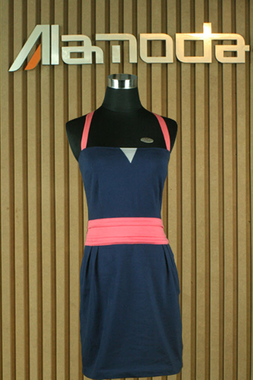 Cotton knitted dress