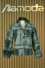  Ladies cotton poly jacquard  jacket