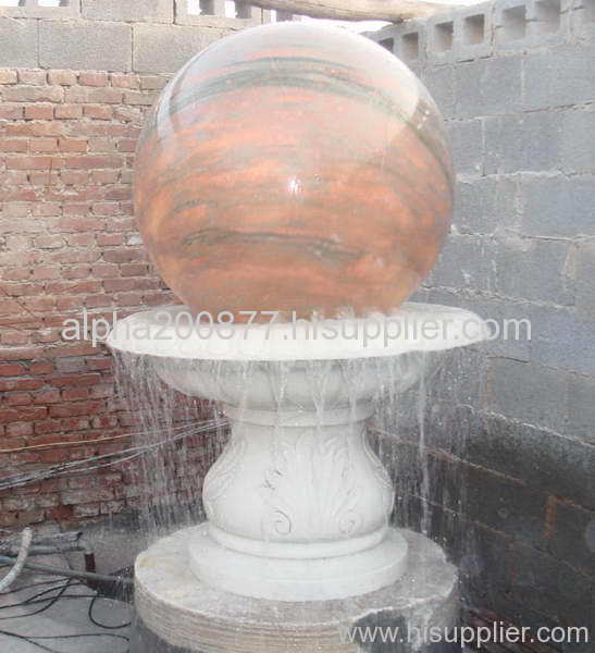 garden water ball fountain