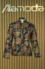 poly printed Jacquard jacket