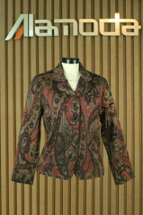 Ladies Poly  rayon jacquared jacket