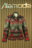 ladies printed yarn dyed jacket