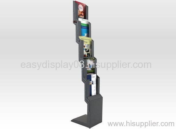 Metal brochure holder