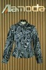 Ladies Poly printed crinkled jacket