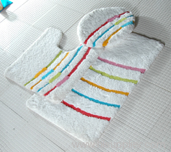 bath mat by white