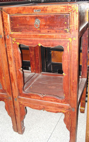 Antique oriental tea table