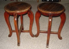 Chinese antique round stool