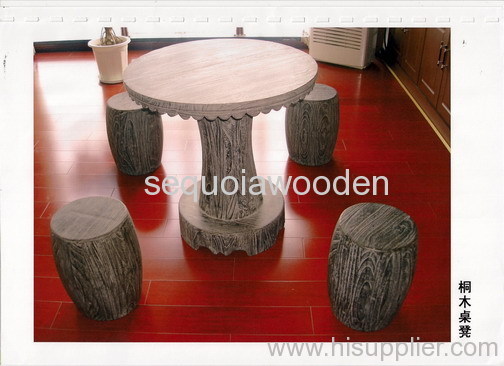 wooden table