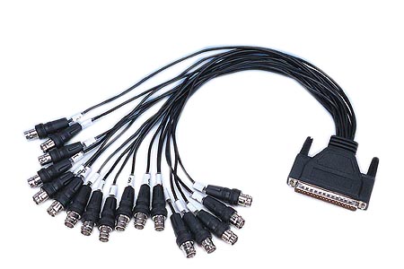 Multimedia Cable(DB37 Pin Male to 17 BNC Female)