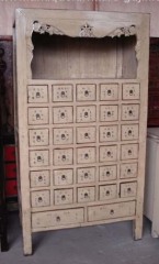 Asia furniture old medicine cabinet