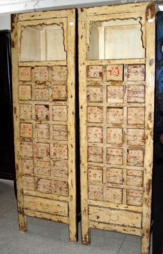 Chinese ancient medicine cabinet