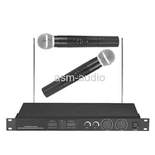 DUAL UHF WIRELESS MICROPHONE SYSTEM