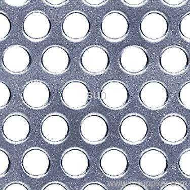 Round perforated mesh