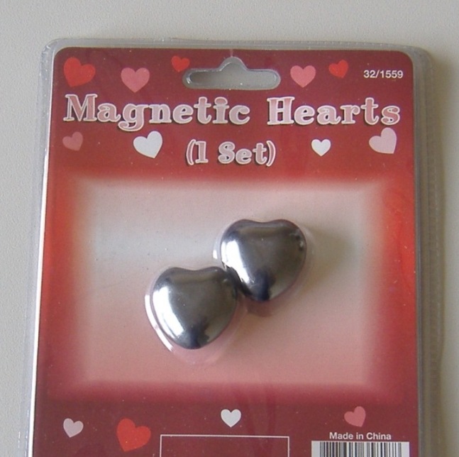 heart shape magnetic stones