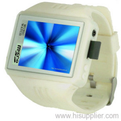 1.8 inch 1GB watch mp4 mp3 with FM sustain SD MMC CARD