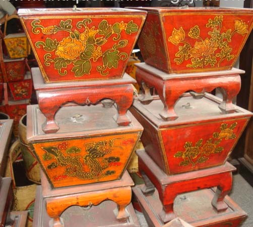 Tibetan antique food box