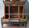 wooden niche for statue of buddha