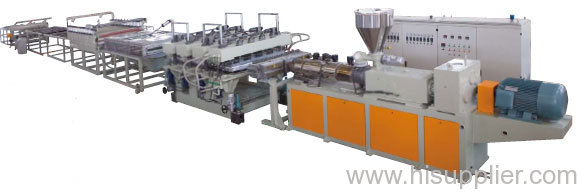 PVC Semi-skinned/celuka Foaming Plate/Board Extrusion Line