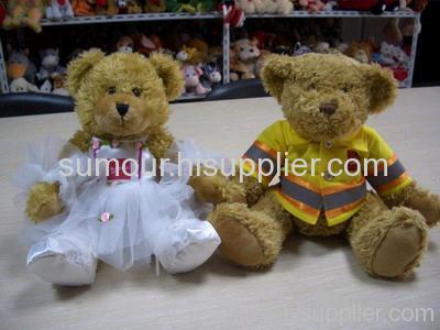 Plush Couple Teddy Bear