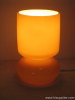 orange table lamp