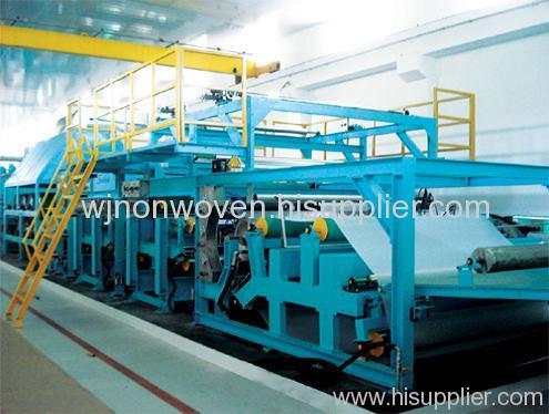 Spunlace nonwoven fabric production line