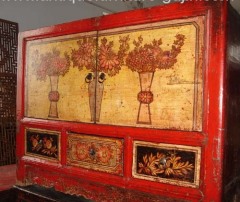 Oriental furniture mongolia cabinet
