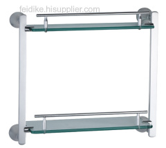 double glass shelf