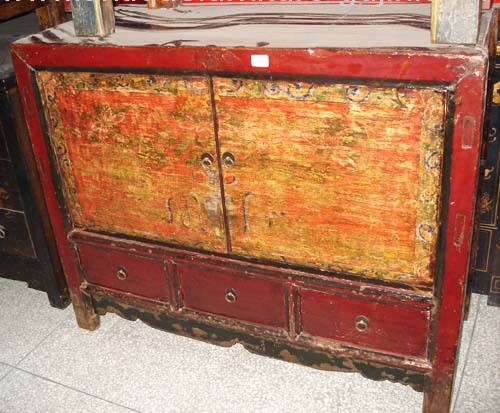 Antique furniture mongolia cabinet