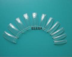 Classic french clear tip, artificial nails, french nail
