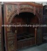 China antique carved bed