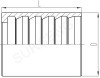 No-Skive Ferrule for SAE 100R1AT/EN 853 1SN Hose