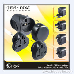 usb travel adapter-universal adaptor with usb