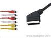 Scart to 6 RCA plug Cable