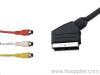 Scart to 3 RCA socket Cable