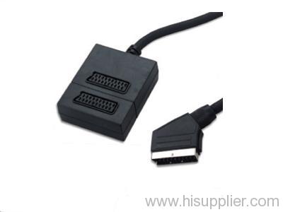 2 Way Scart Splitter