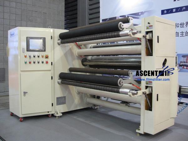 CD slitting rewinding machine plastic film TTR slitter rewinder