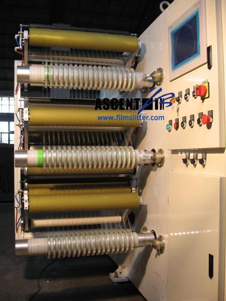 JW Narrow Web Slitting Rewinding Machine plastic film TTR slitter rewinder