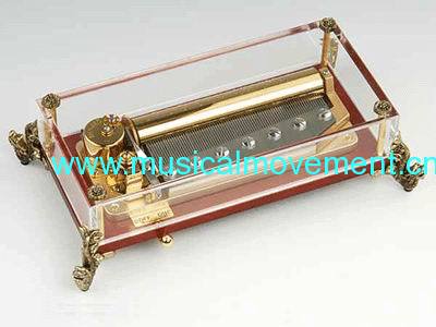 CRYSTAL CHINA DRAGON 78 NOTE COLLECTION MUSIC BOX MECHANISM