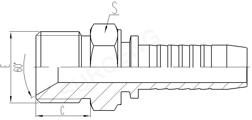 Metric Male 60°Cone Seat Seal