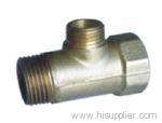 3/4''-1'' male/female 3-way manifold nickel plating