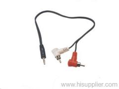 3.5 Stereo Plug to 2 RCA Plug Cable