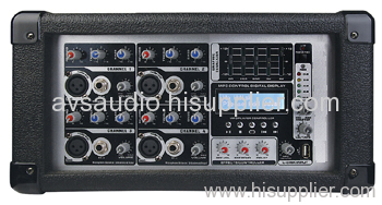 4 channel powered mixer with USB