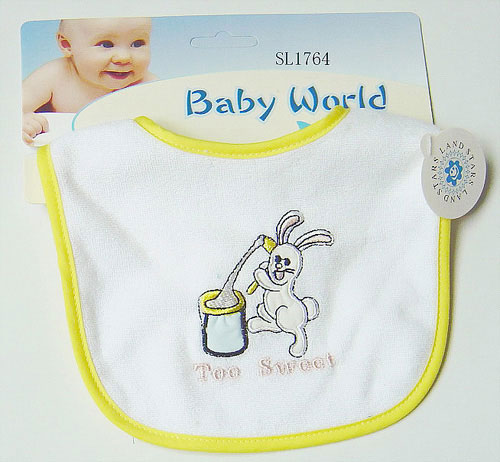 Bamboo fiber baby bib