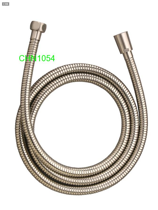 brushed nickle extensible shower hose