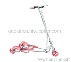 Telescopic Link Foldable Swing Scooter