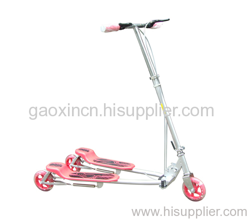 Telescopic Link Foldable Swing Scooter
