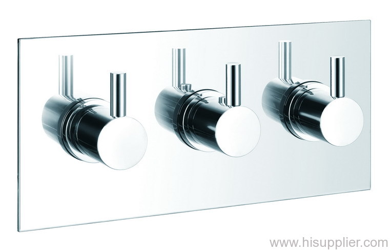 Wall thermostatic shower mixer