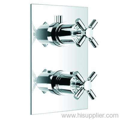 Wall thermostatic shower mixer