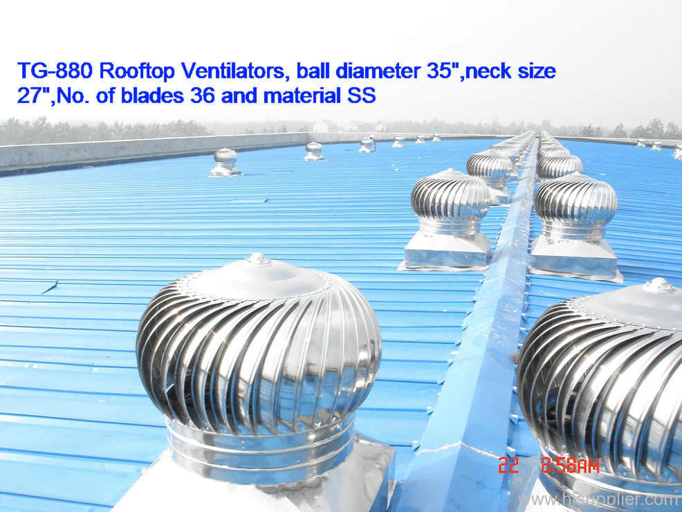 Rooftop Turbine Ventilator